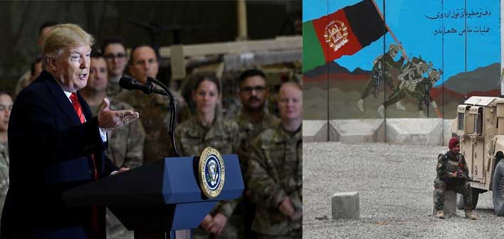 La retirada de Afganistán es algo maravilloso y positivo, dice Donald Trump.